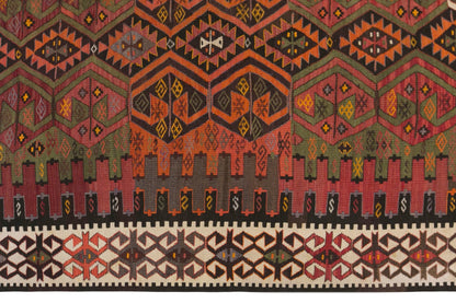 100+ Years Old Kars Kilim – 152 x 385 cm (5 x 12.6 ft)