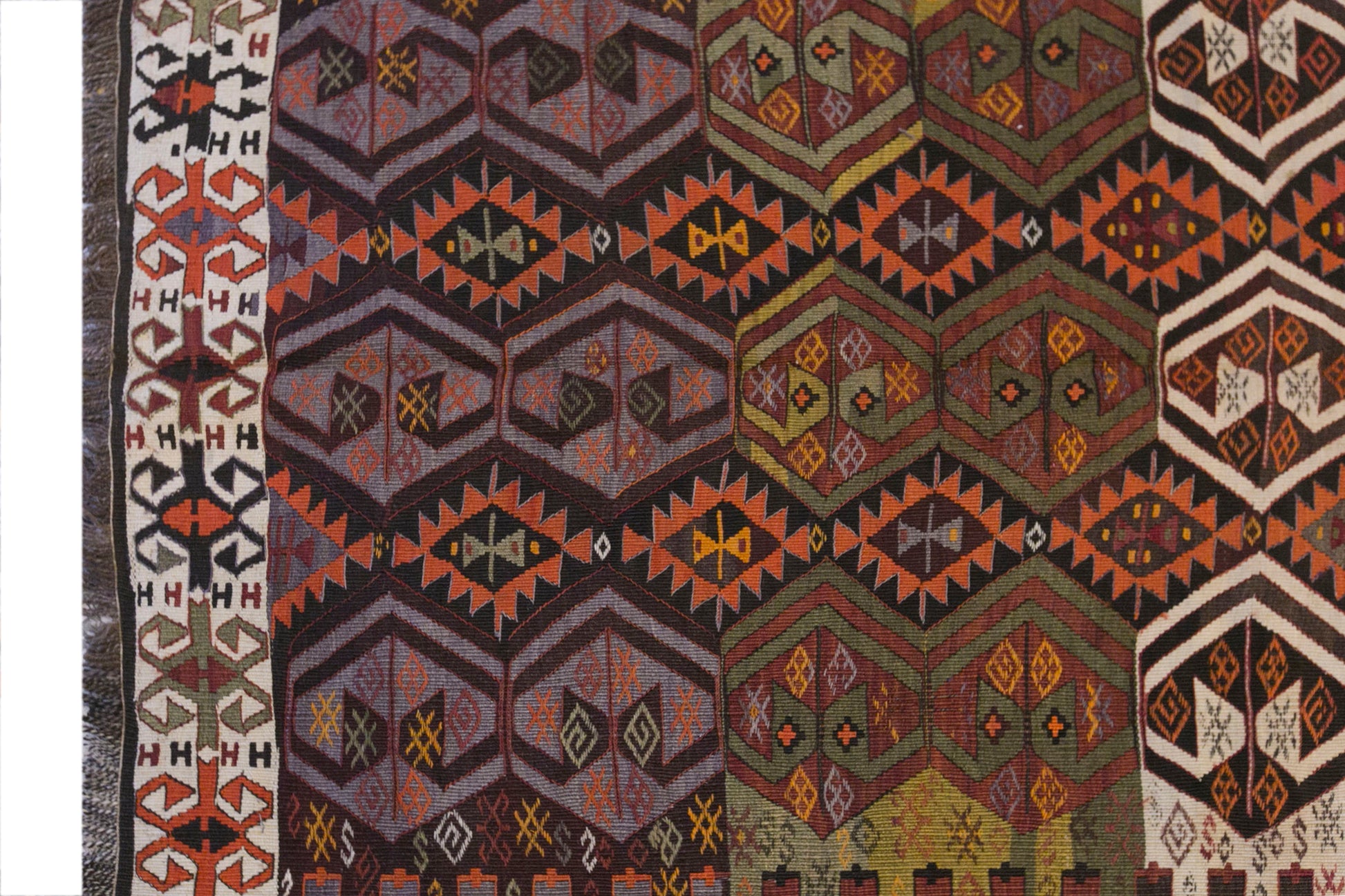 100+ Years Old Kars Kilim – 152 x 385 cm (5 x 12.6 ft)