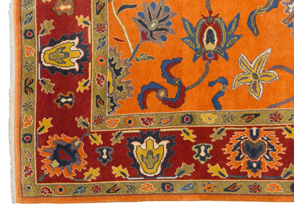 10 Year Old Handmade Wool Carpet, 10.2 x 12.1 ft (310 x 370 cm)