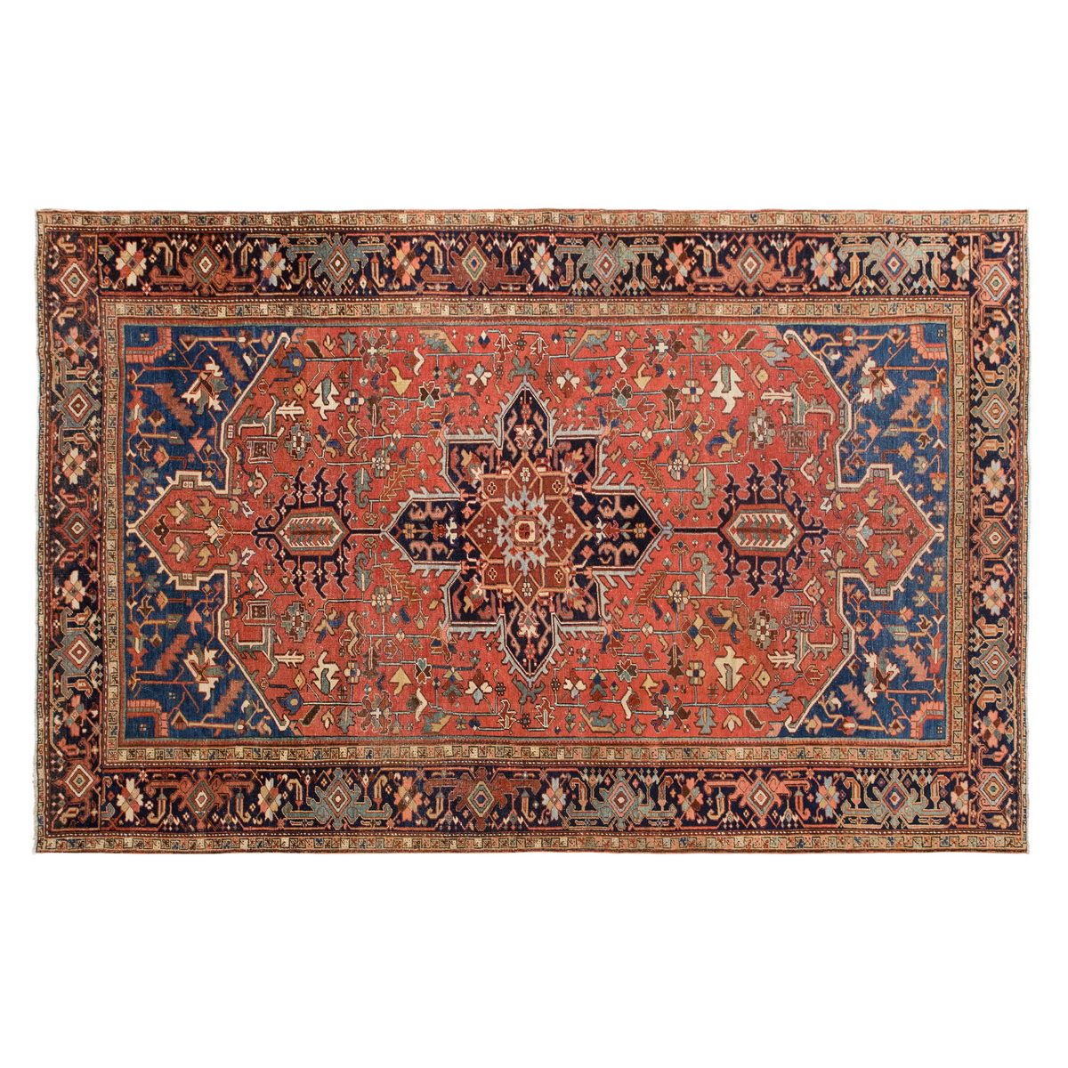 Antique Heriz Rug – 240x380 cm / 7'10" x 12'6" feet