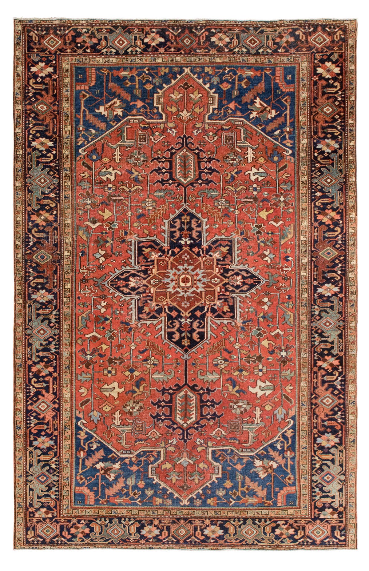 Antique Heriz Rug – 240x380 cm / 7'10" x 12'6" feet