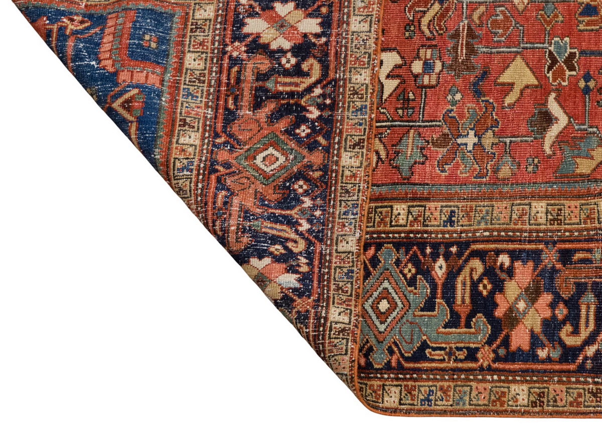 Antique Heriz Rug – 240x380 cm / 7'10" x 12'6" feet