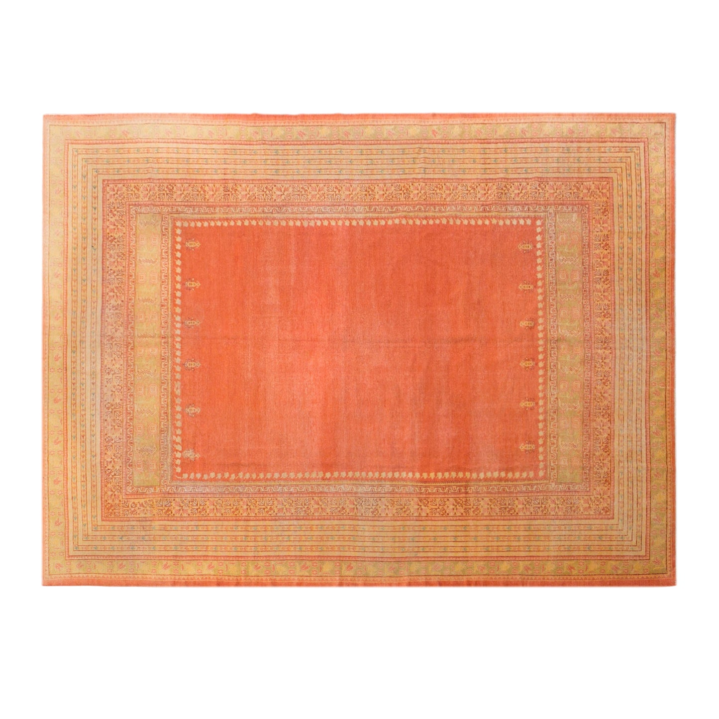 100+ Yr Old Antique Turkish Usak Rug, 300x400 cm / 9.10x13.1 ft
