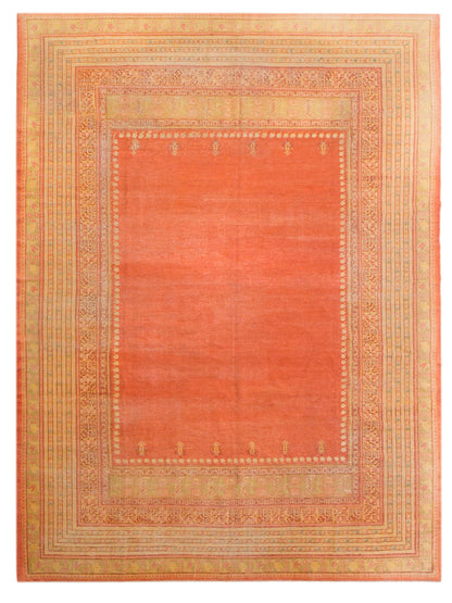 100+ Yr Old Antique Turkish Usak Rug, 300x400 cm / 9.10x13.1 ft