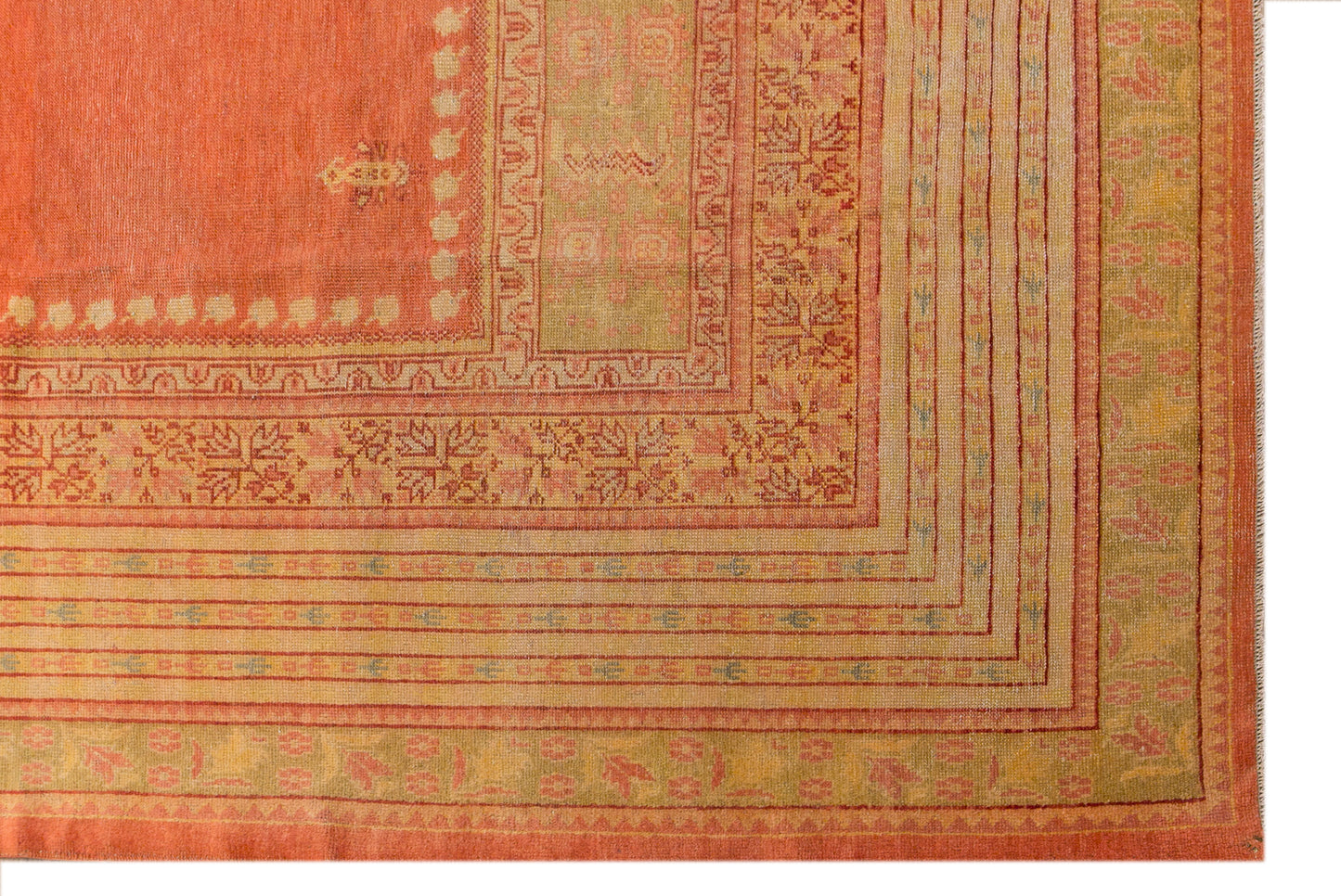100+ Yr Old Antique Turkish Usak Rug, 300x400 cm / 9.10x13.1 ft