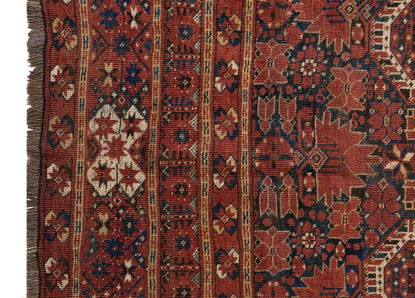 100+ Yrs Old Antique Rug – 195 x 440 cm / 6.4 x 14.4 ft