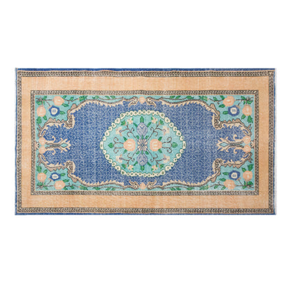 120x218 cm (3.9x7.2 ft) Vintage Oushak Rug