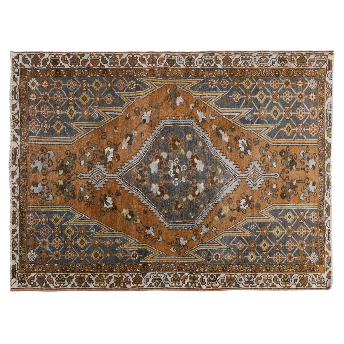 Vintage Oushak Rug – 122x172 cm / 4'0" x 5'8" feet
