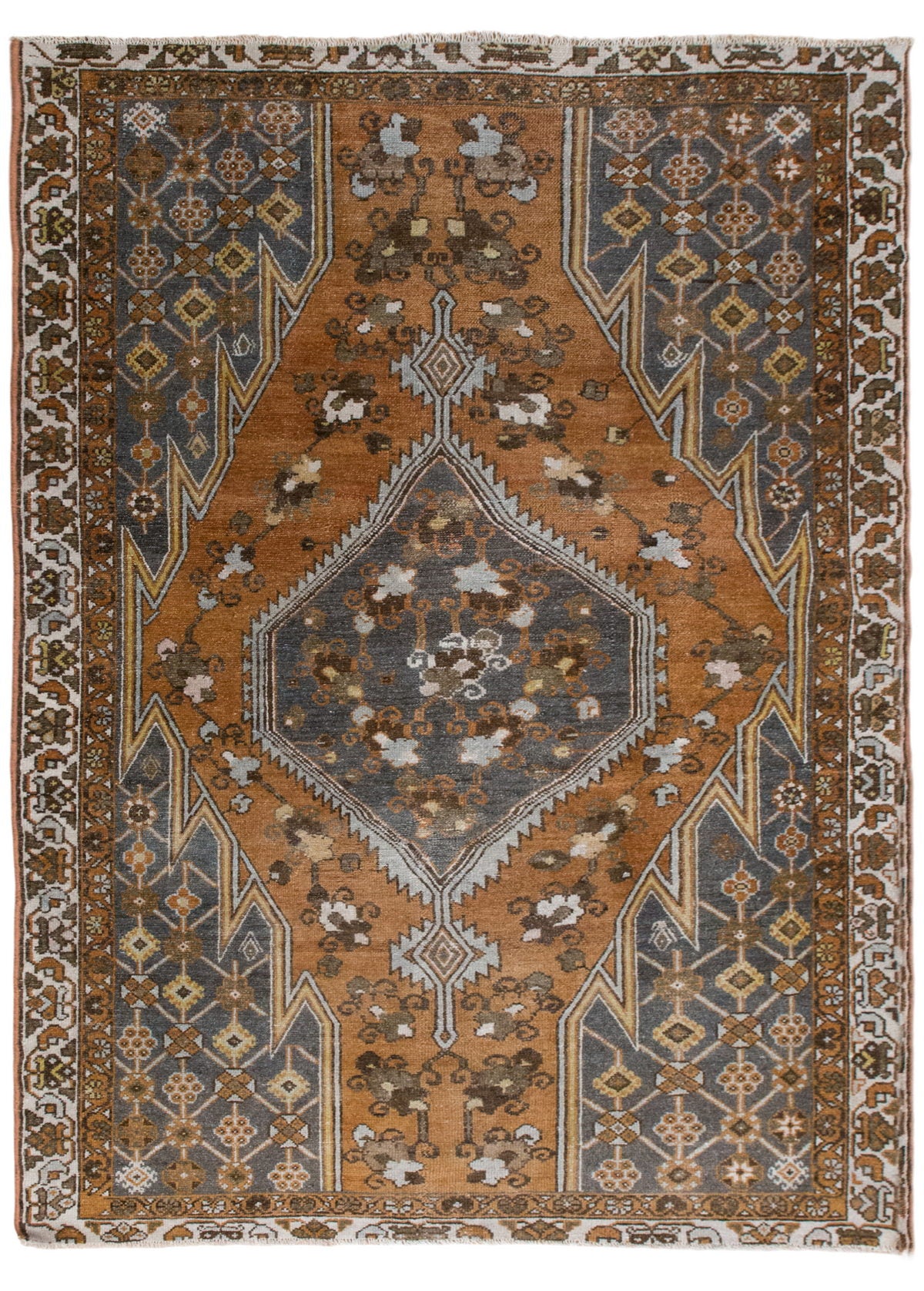 Vintage Oushak Rug – 122x172 cm / 4'0" x 5'8" feet