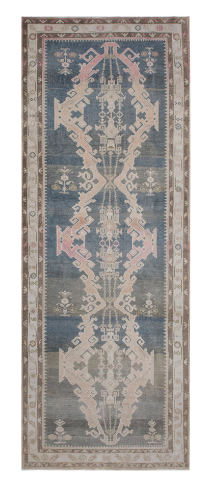 123x340 cm (4x11.2 ft) Vintage Oushak Runner Rug