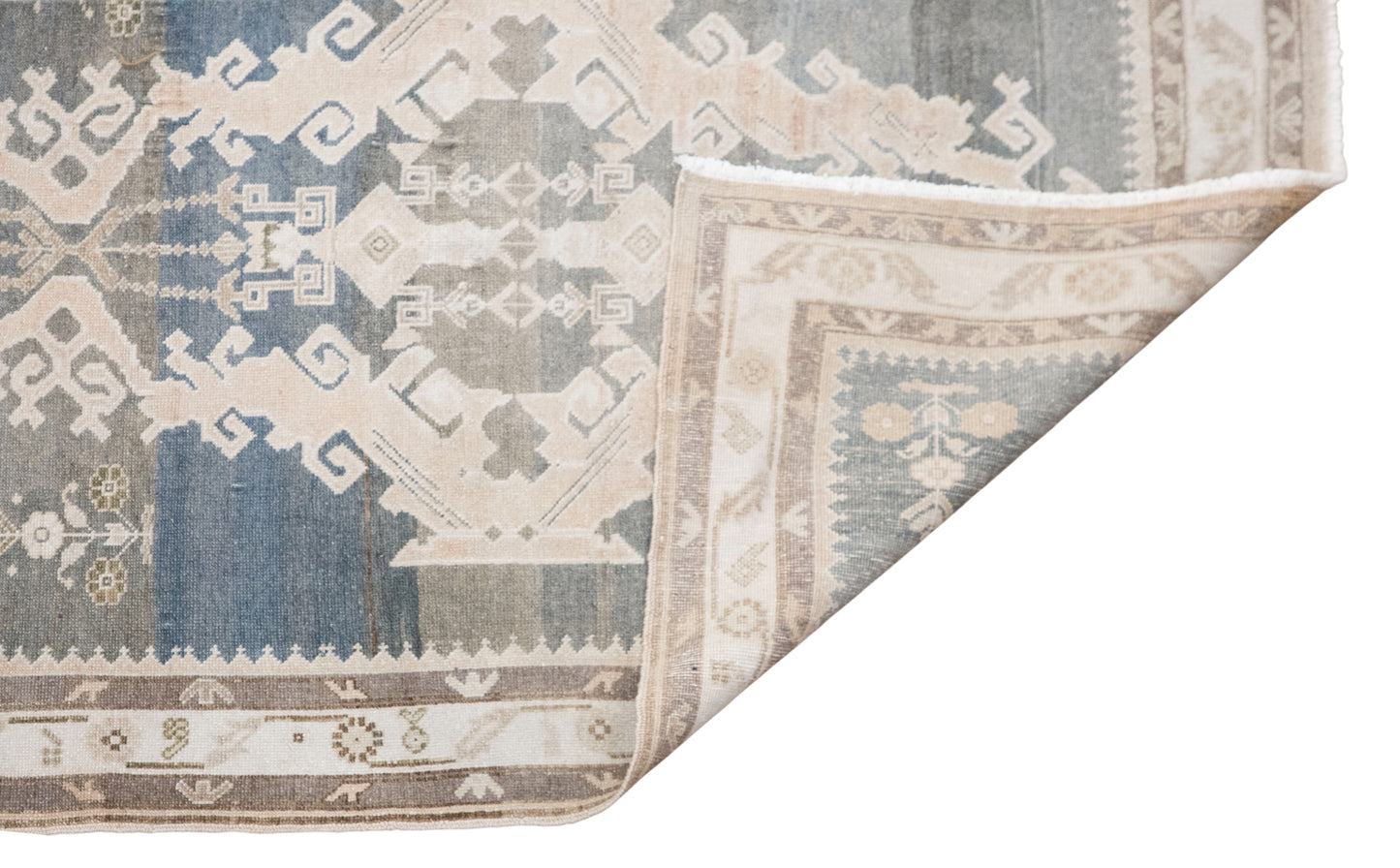 123x340 cm (4x11.2 ft) Vintage Oushak Runner Rug