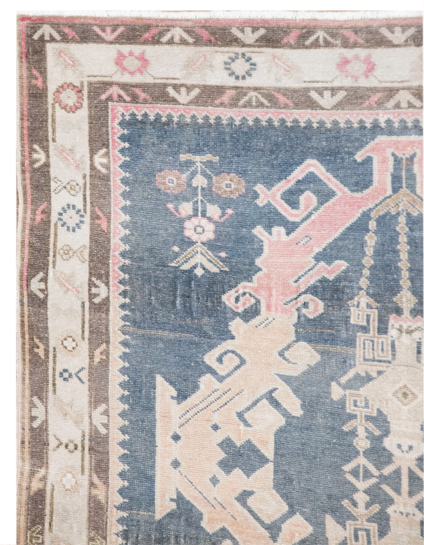 123x340 cm (4x11.2 ft) Vintage Oushak Runner Rug