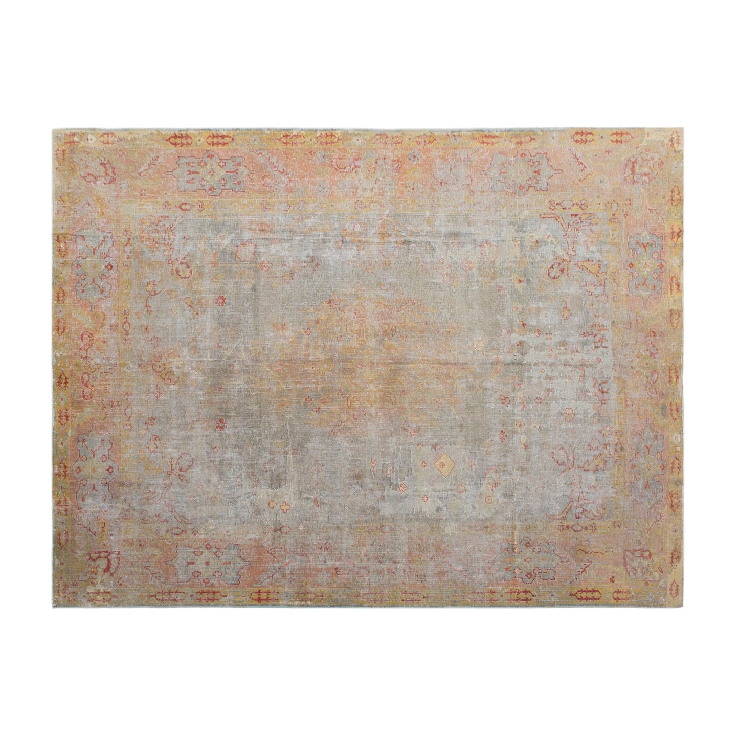 130 Years Old Turkish Rug 9'8" x 12'10" (295x390 cm)