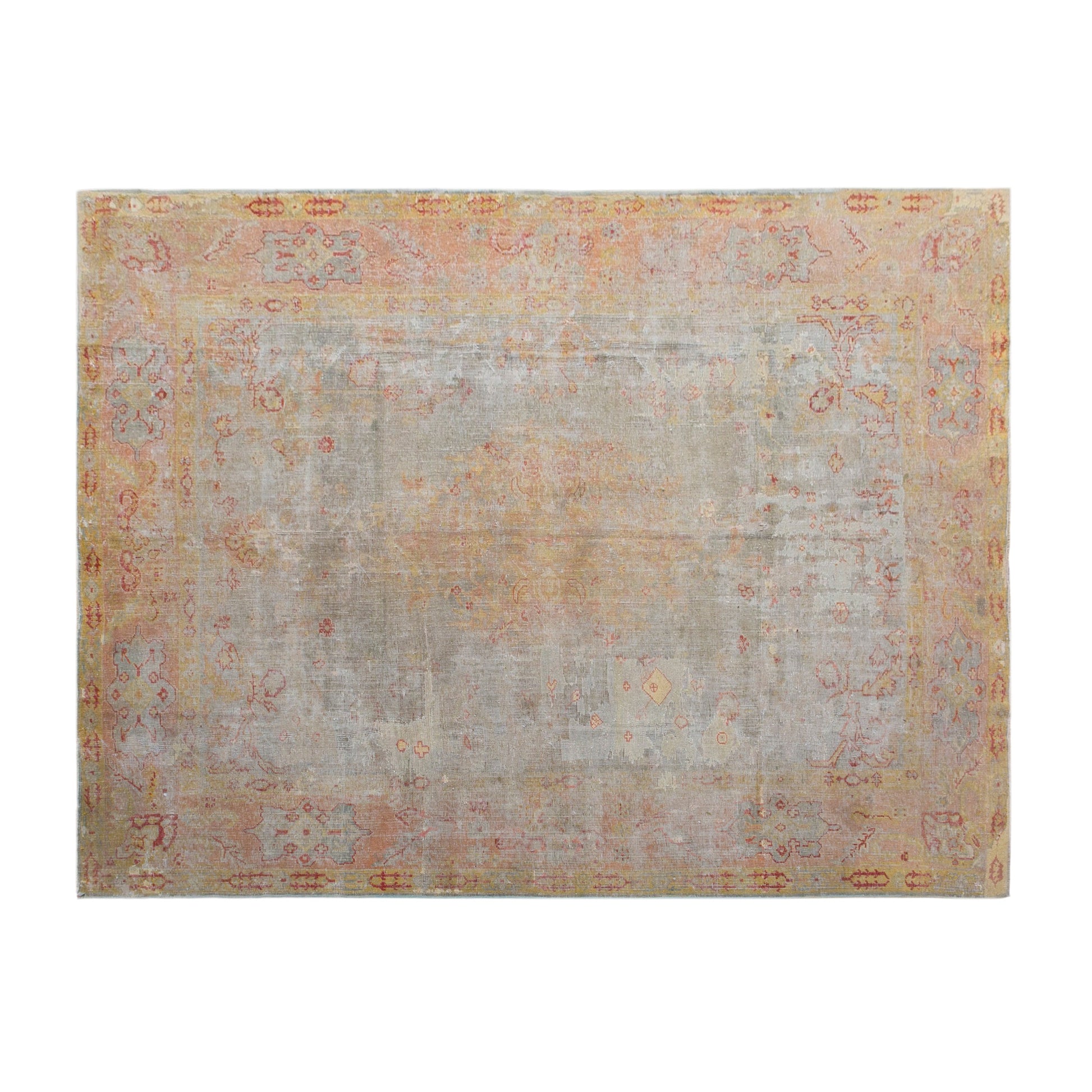 130 Years Old Turkish Rug 9'8" x 12'10" (295x390 cm)