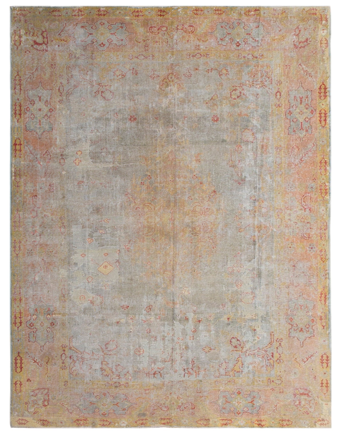 130 Years Old Turkish Rug 9'8" x 12'10" (295x390 cm)