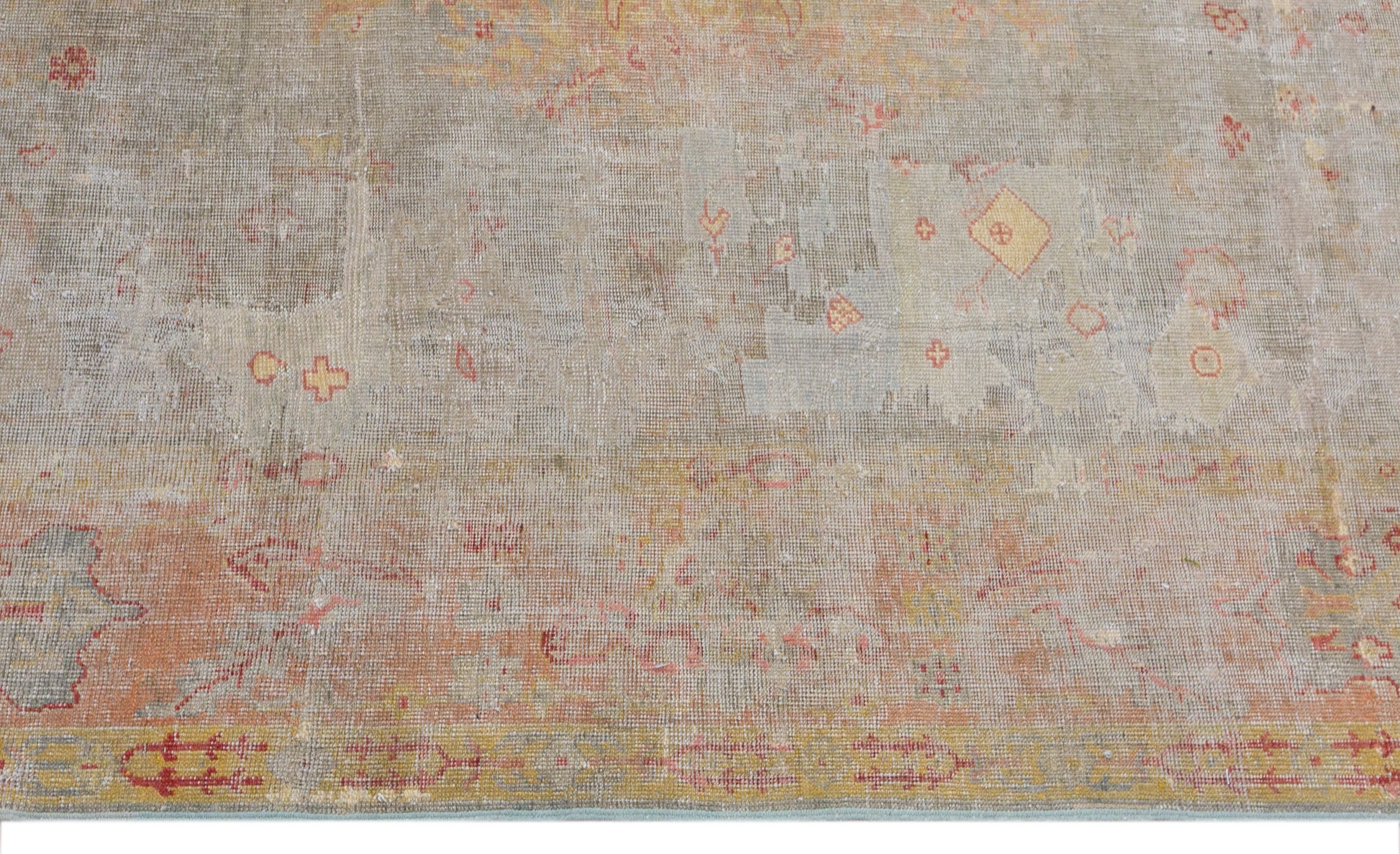 130 Years Old Turkish Rug 9'8" x 12'10" (295x390 cm)
