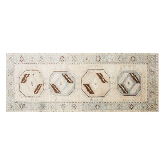 140x370 cm (4.6x12.1 ft) Vintage Oushak Runner Rug