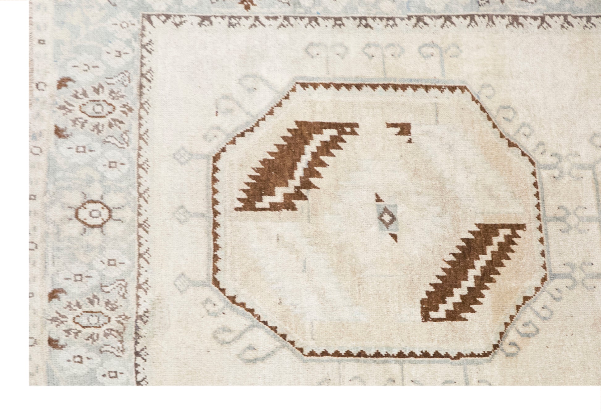 140x370 cm (4.6x12.1 ft) Vintage Oushak Runner Rug