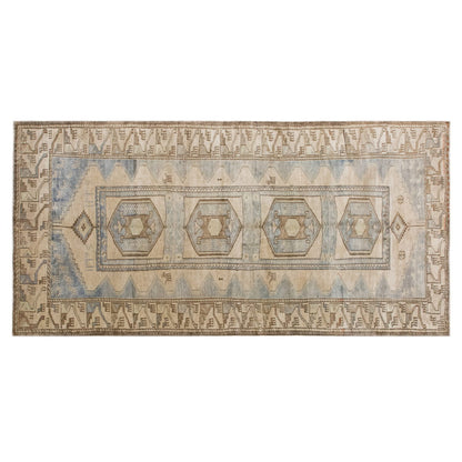 Large Vintage Rug – 157x315 cm / 5'2" × 10'4" feet