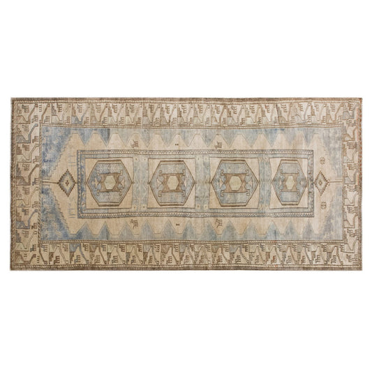 Large Vintage Rug – 157x315 cm / 5'2" × 10'4" feet