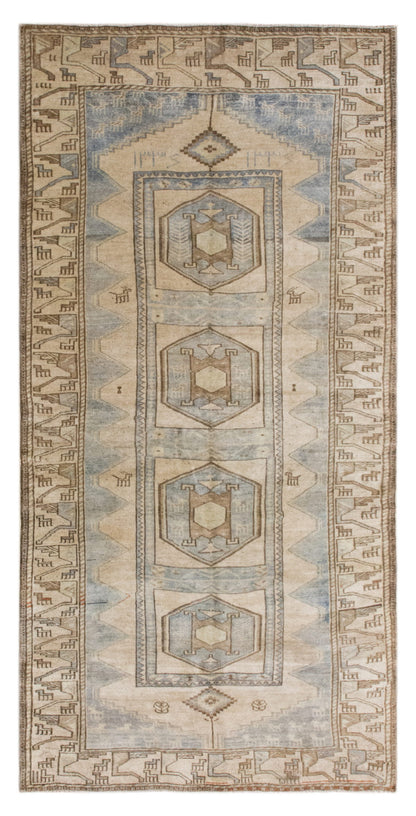 Large Vintage Rug – 157x315 cm / 5'2" × 10'4" feet