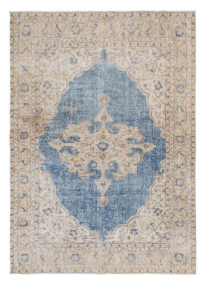 1960s Anatolian Rug, Vintage Wool Turkish Rug 7'2" x 10'2" | 220 x 310 cm