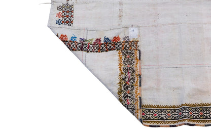 1960s Minimalist Turkish Kilim Rug – 157 x 170 cm | 5'2" x 5'7"