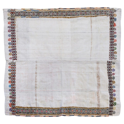 1960s Minimalist Turkish Kilim Rug – 157 x 170 cm | 5'2" x 5'7"
