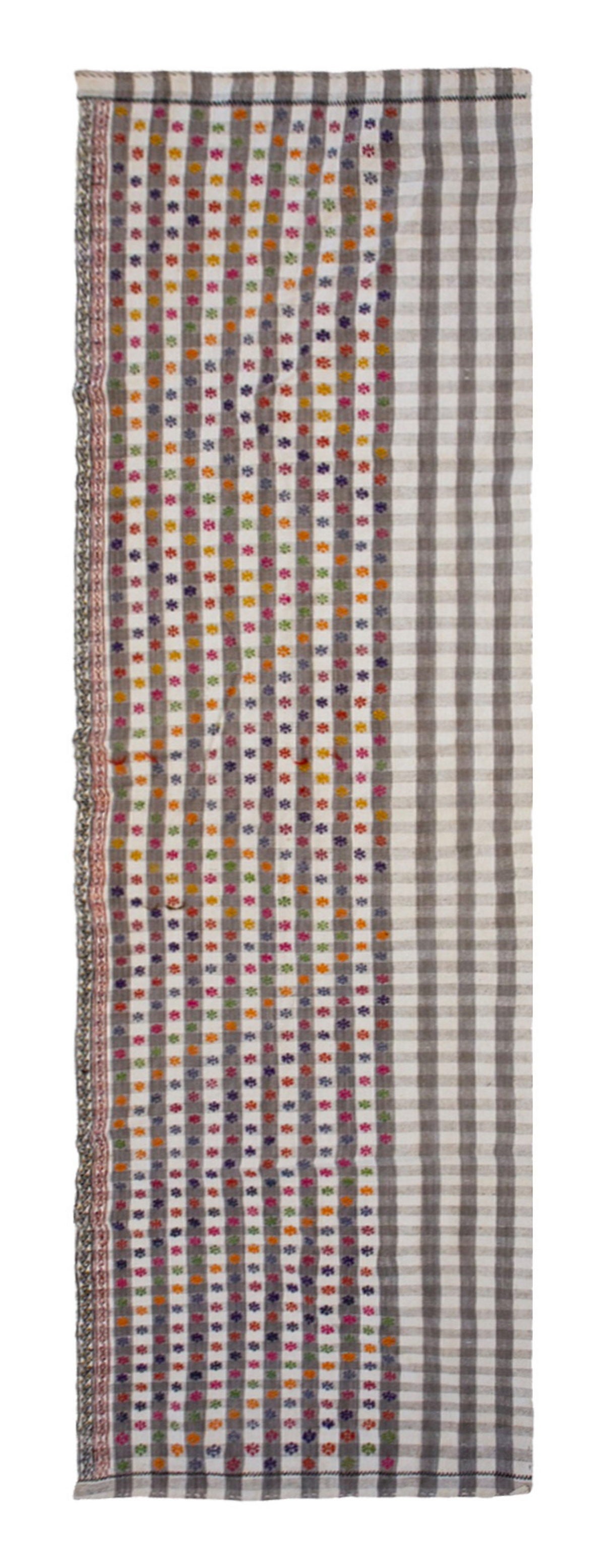 1960s Turkish Kilim Runner 92x342 cm (3' x 11'2")