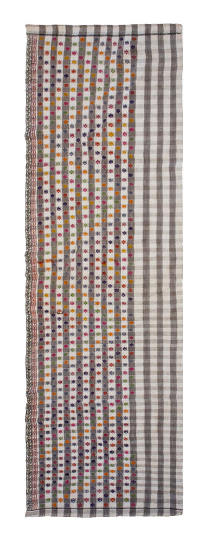 1960s Turkish Kilim Runner 92x342 cm (3' x 11'2")