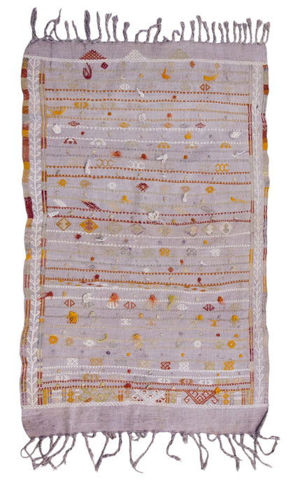 1960s Vintage Turkish Kilim Rug – 95 x 160 cm | 3'1" x 5'3"