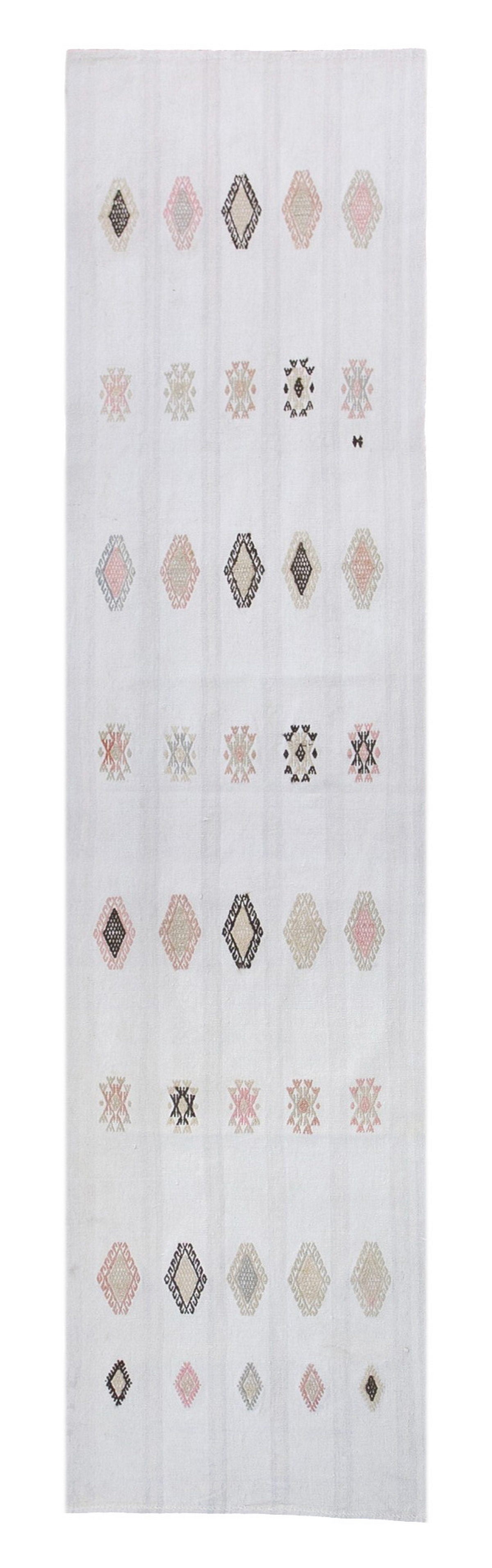 1960s Vintage Turkish Kilim Runner – 75 x 290 cm | 2'6" x 9'6" ft
