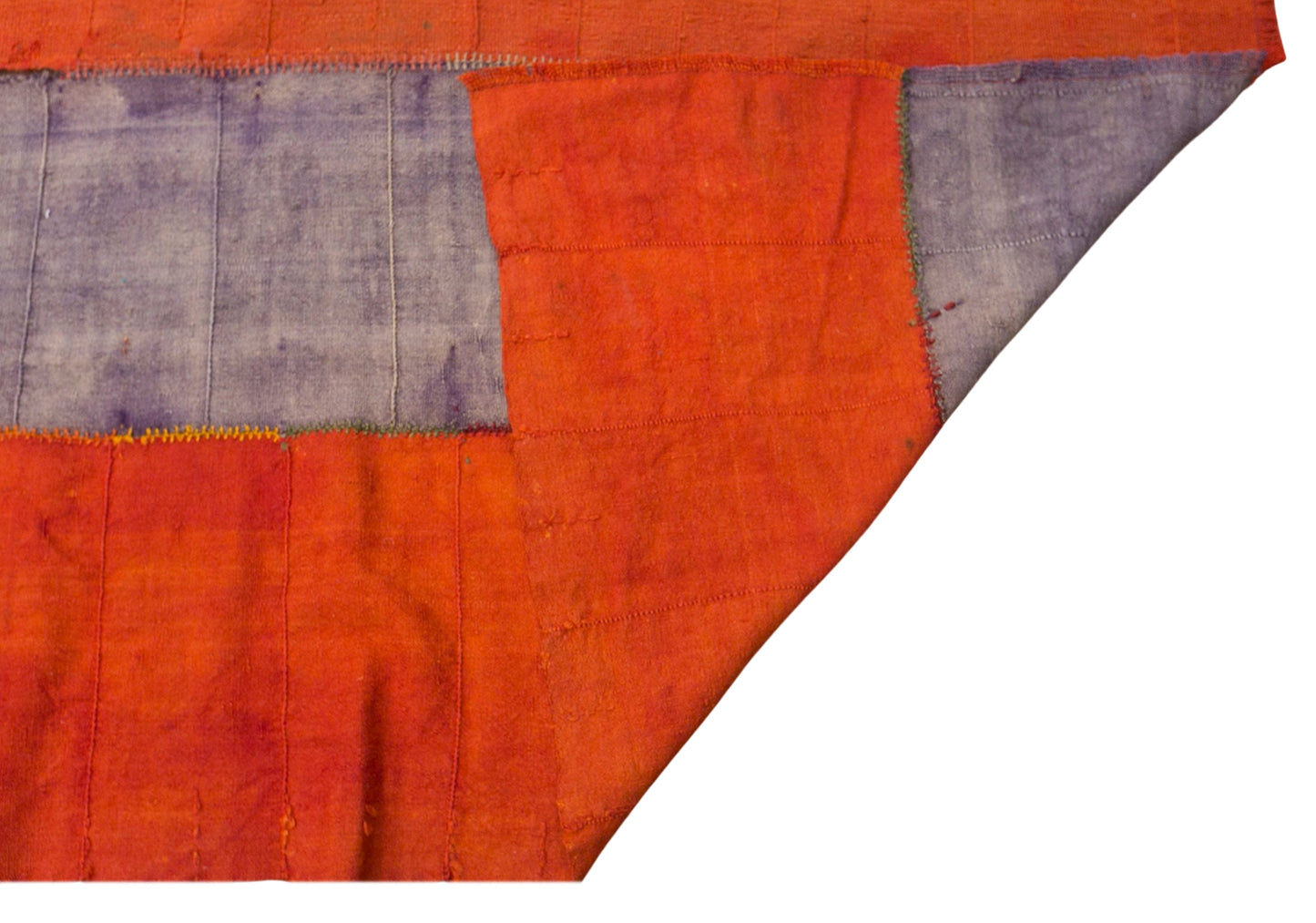 Vintage Konya Cihanbeyli Curtain Kilim Rug, 6.7 x 14 ft, 205 x 440 cm, Handwoven Turkish Wool Kilim