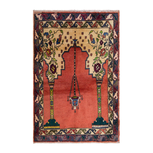 Prayer Rug 4 x 5.1 feet 122 x 156 cm