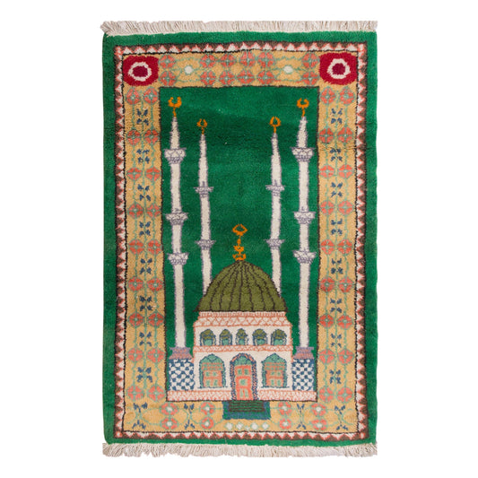 Prayer Rug 2.8 x 4 feet 85 x 122 cm