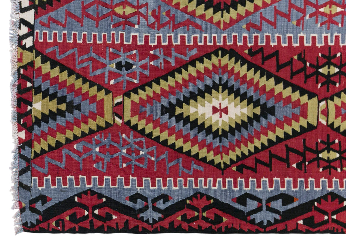 Vintage Oushak Kilim, 162 x 280 cm / 5.3 x 9.2 feet