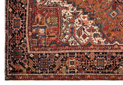 Vintage Turkish Area Rug, 9.8x11.5 ft, 300x350 cm