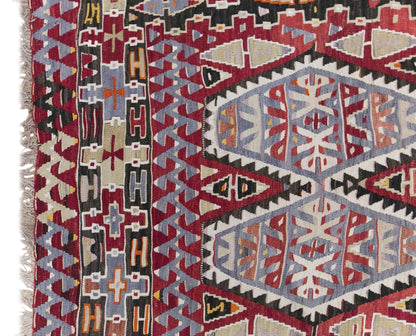 Vintage Oushak Rug, 187 x 330 cm / 6.1 x 11 feet