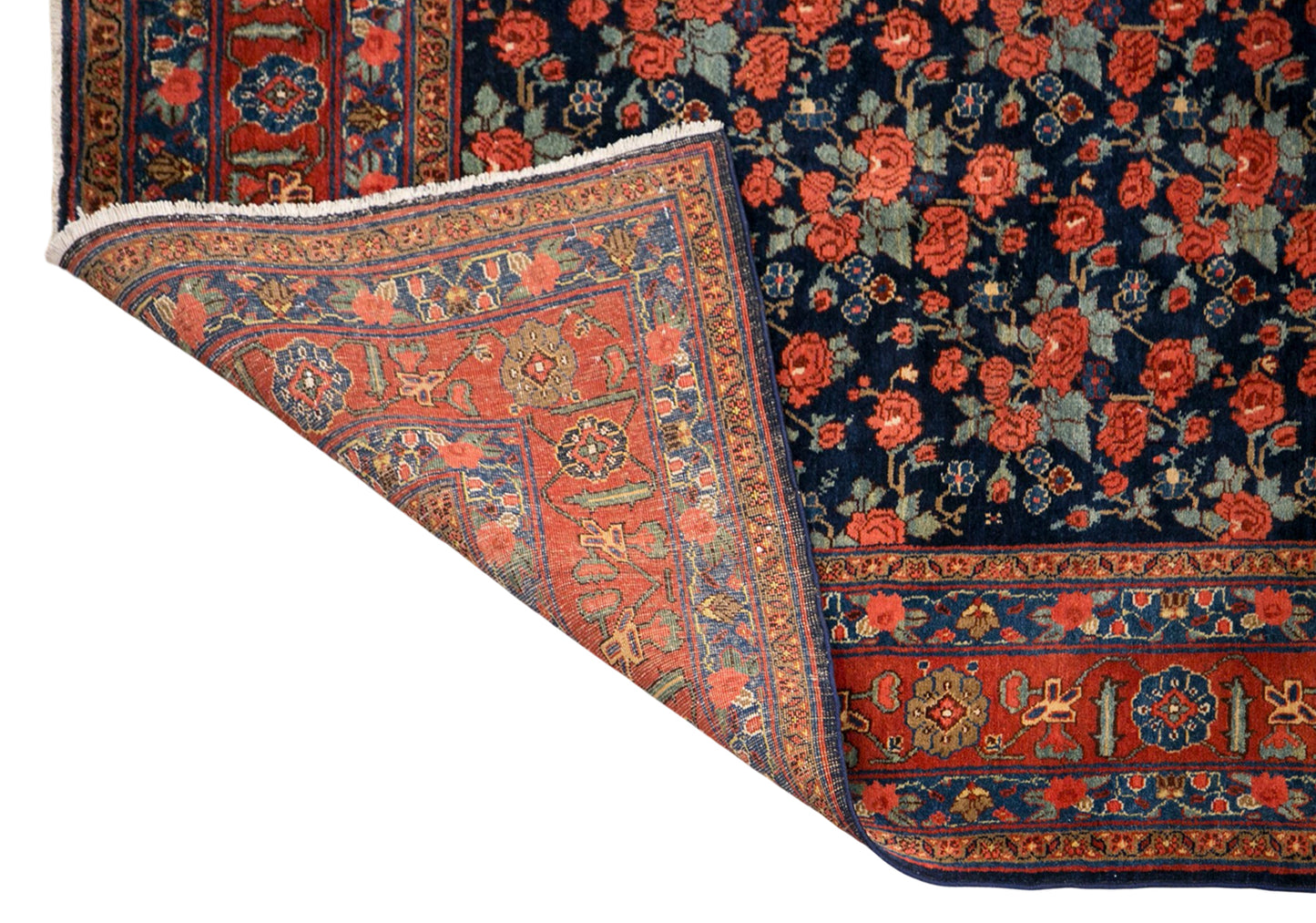 Vintage Turkish Area Rug, 8.5x11.6 ft, 260x355 cm