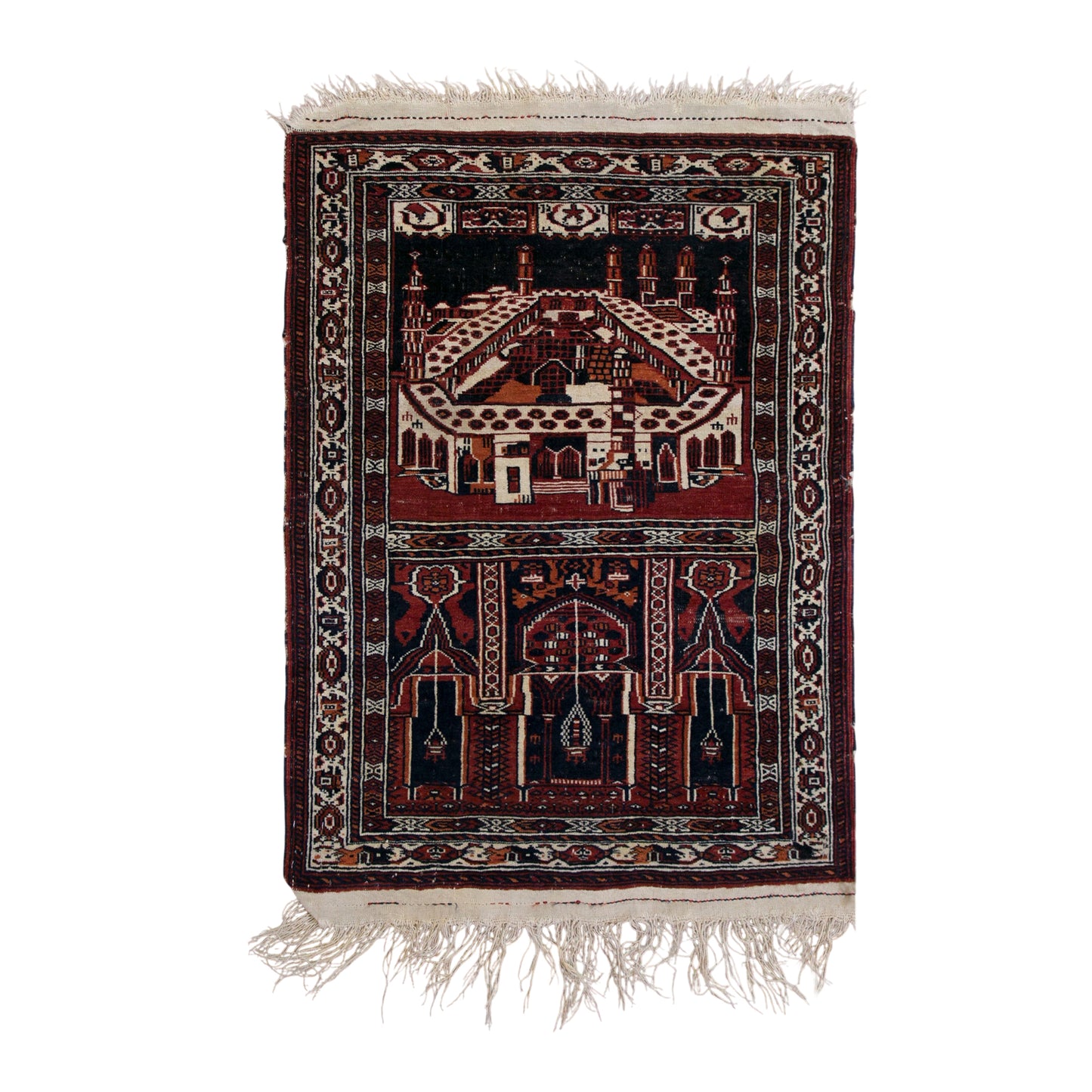 Prayer Rug 2.7 x 3.6 feet 81 x 110 cm