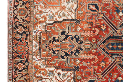 Vintage Turkish Area Rug, 7.7x10.2 ft, 235x310 cm