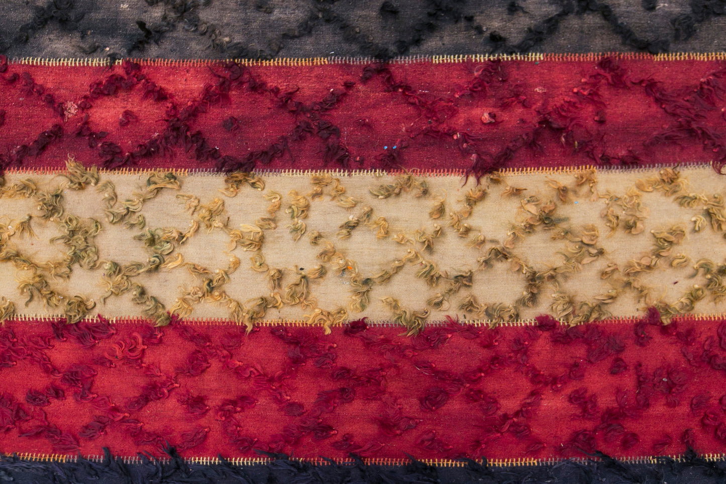 Vintage Turkish Curtain Kilim Rug, 8.4 x 15 ft, 255 x 465 cm, Handwoven Turkish Wool Kilim