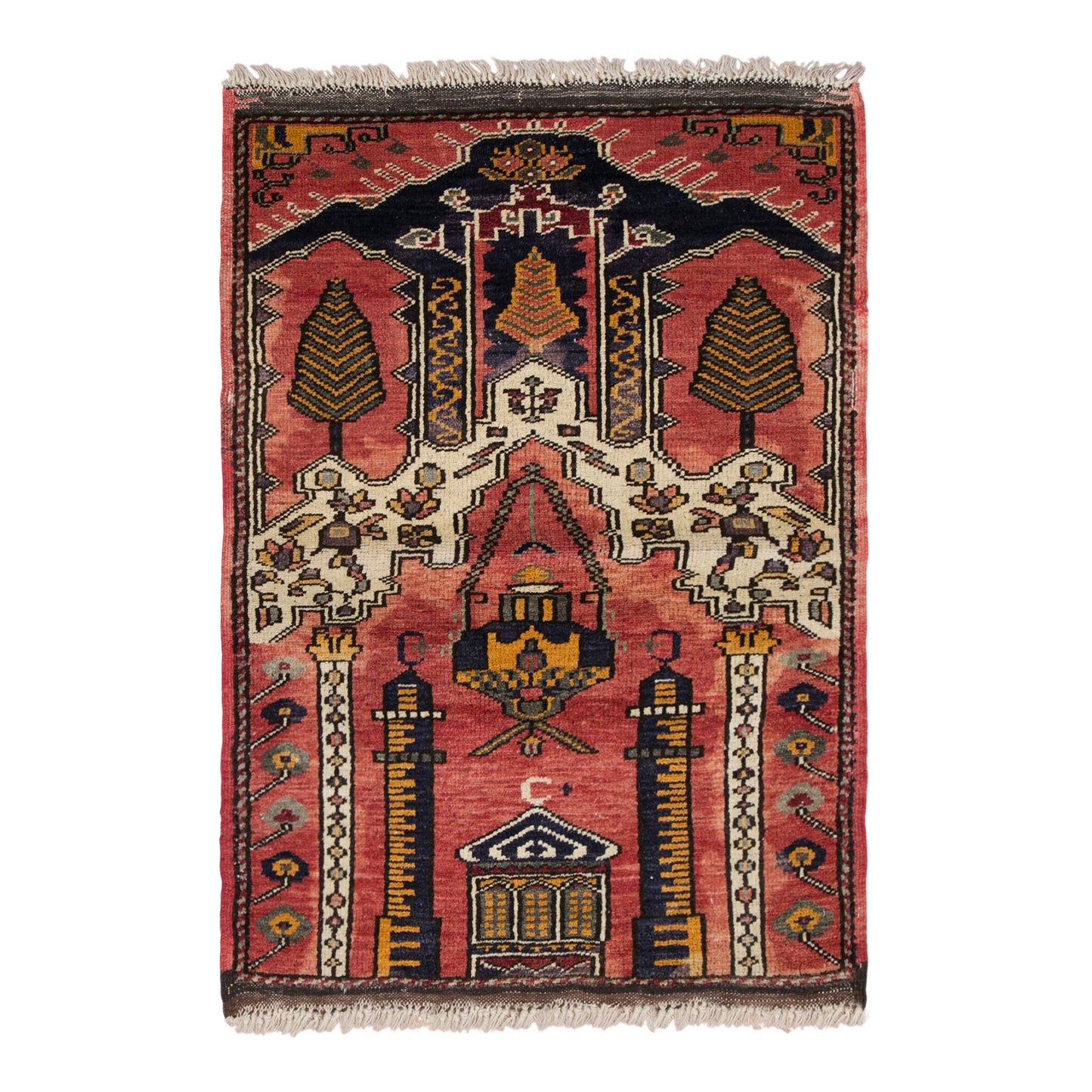 Prayer Rug 2.5 x 3.1 feet 75 x 95 cm