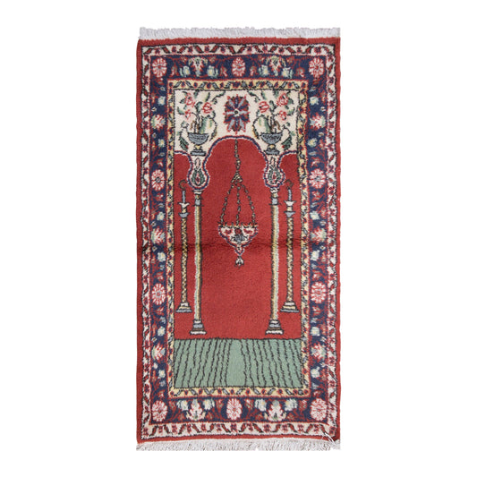 Prayer Rug 2.5 x 4.8 feet 76 x 145 cm