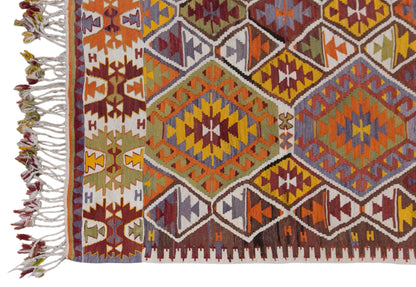 Vintage Pamukkale Kilim, 170 x 370 cm / 5.6 x 12 feet
