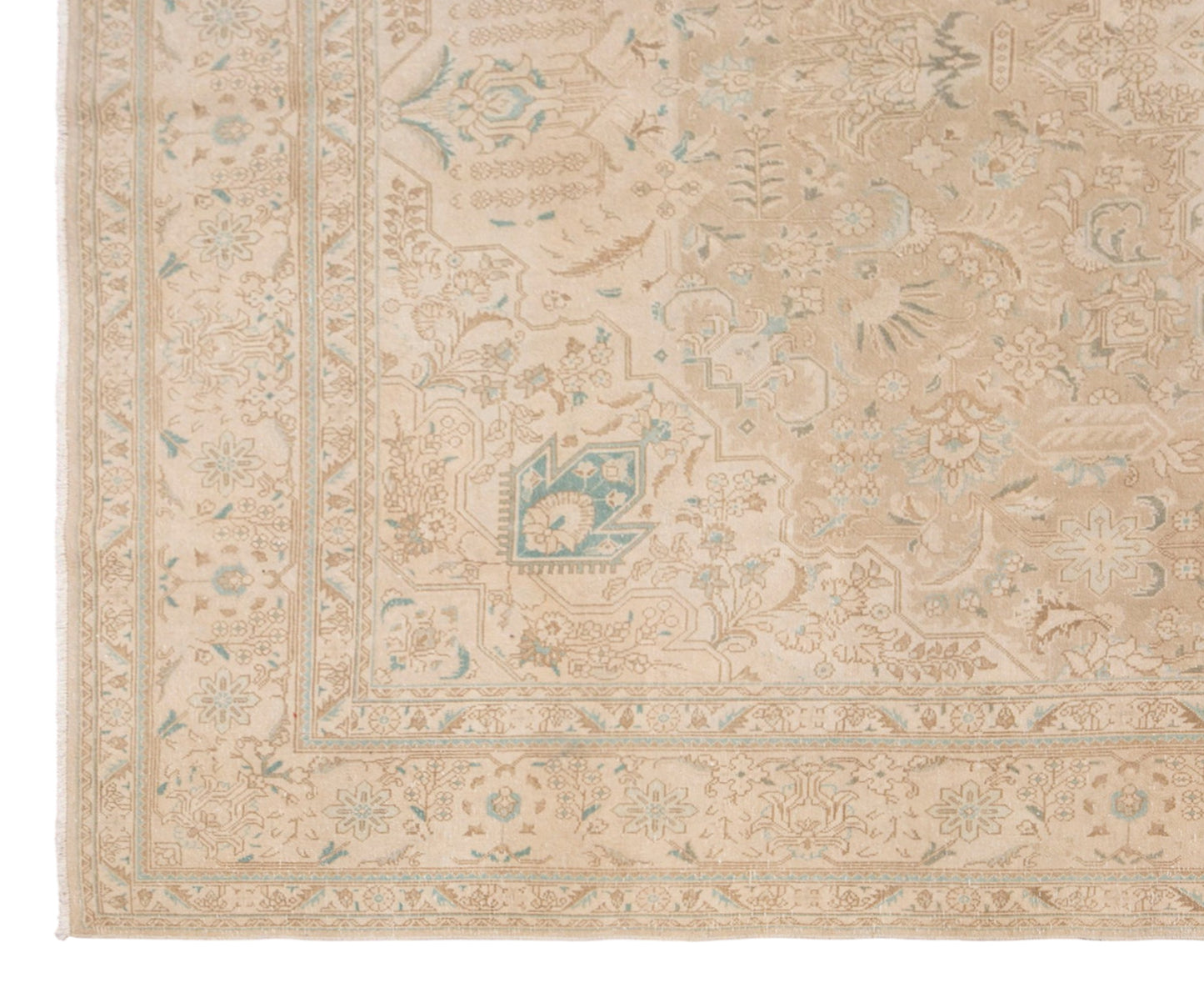 Vintage Turkish Area Rug, 9.7x12.6 ft, 295x385 cm