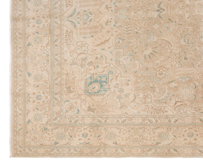 Vintage Turkish Area Rug, 9.7x12.6 ft, 295x385 cm