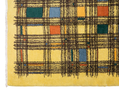 Modern Turkish Area Rug, 6.8x9.8 ft, 208x300 cm