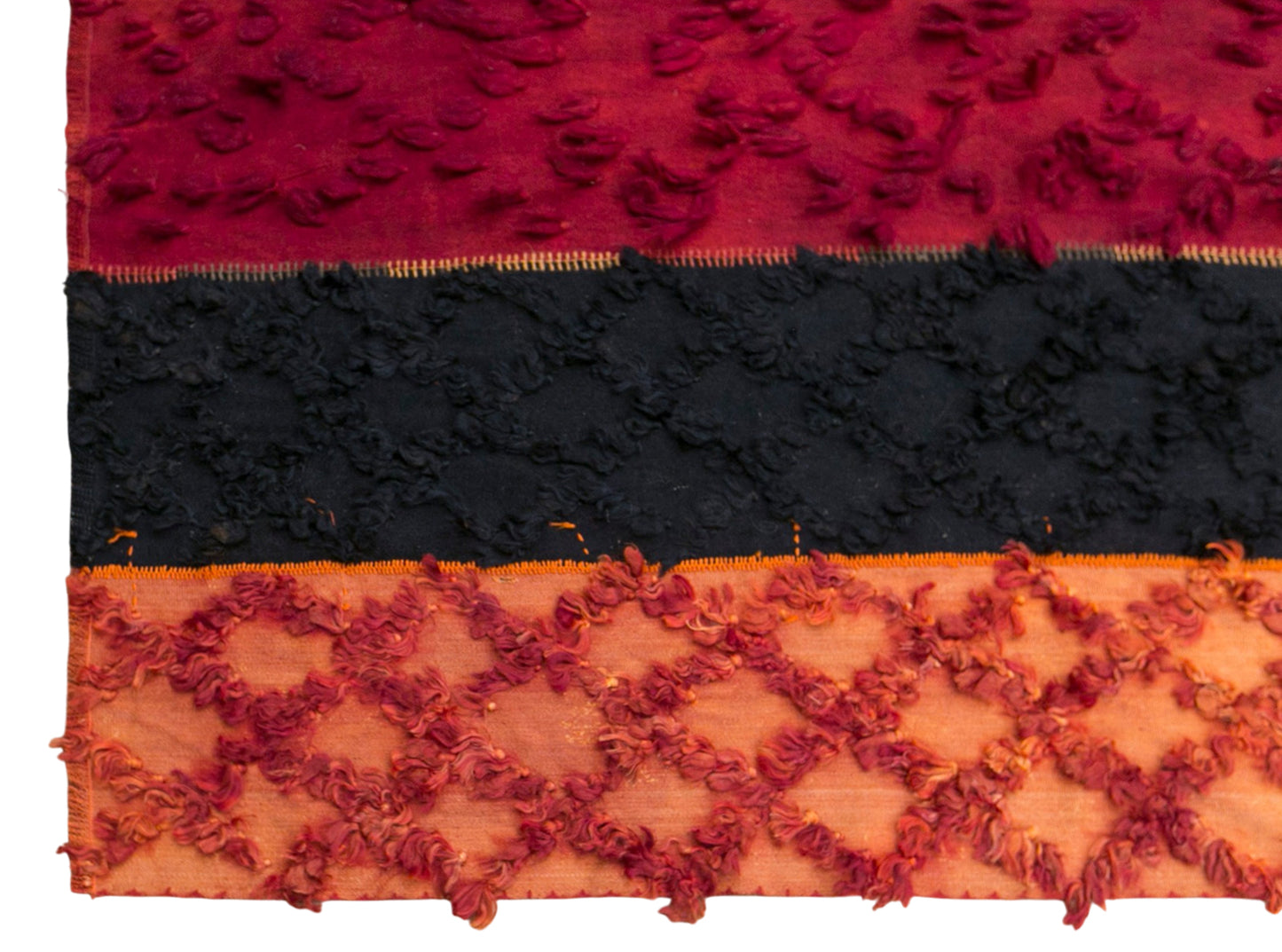 Vintage Turkish Curtain Kilim Rug, 6.7 x 15 ft, 205 x 465 cm, Handwoven Strriped Kilim