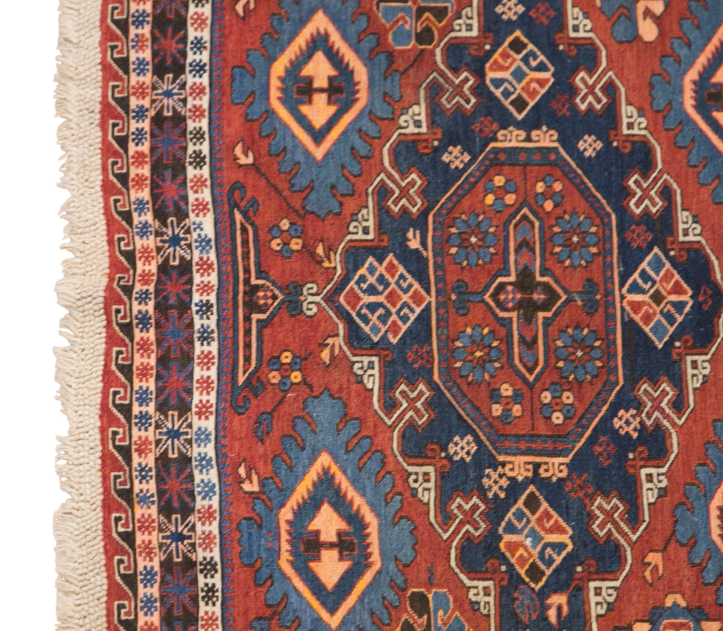 Vintage Turkish Area Rug, 4.4x5.7 ft, 135x175 cm